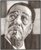 Porträt von Duke Ellington: Bleistift-Zeichnung von Michael Ehret, 2007